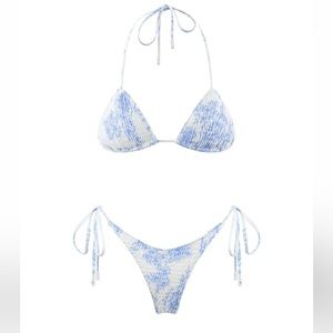 Triangl Vinca - Indigo Bathing Suit NWT